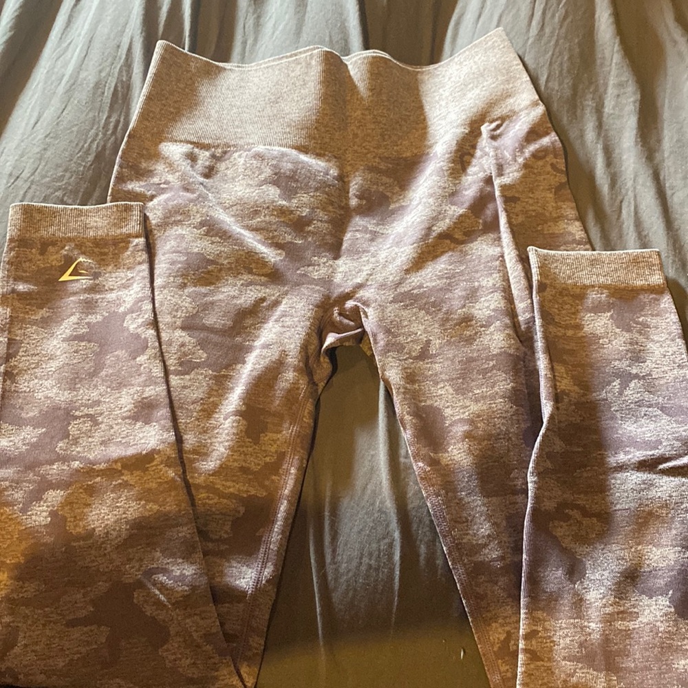 Gymshark Purple Camo Leggings